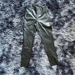 Fashion Nova Black Faux Leather Skinny Pants